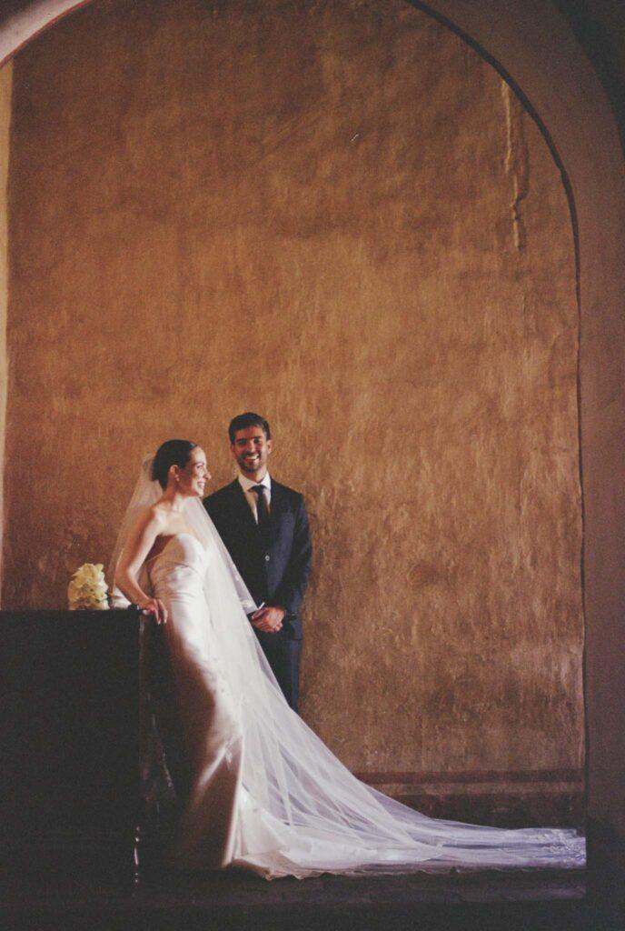 vintage film wedding photography